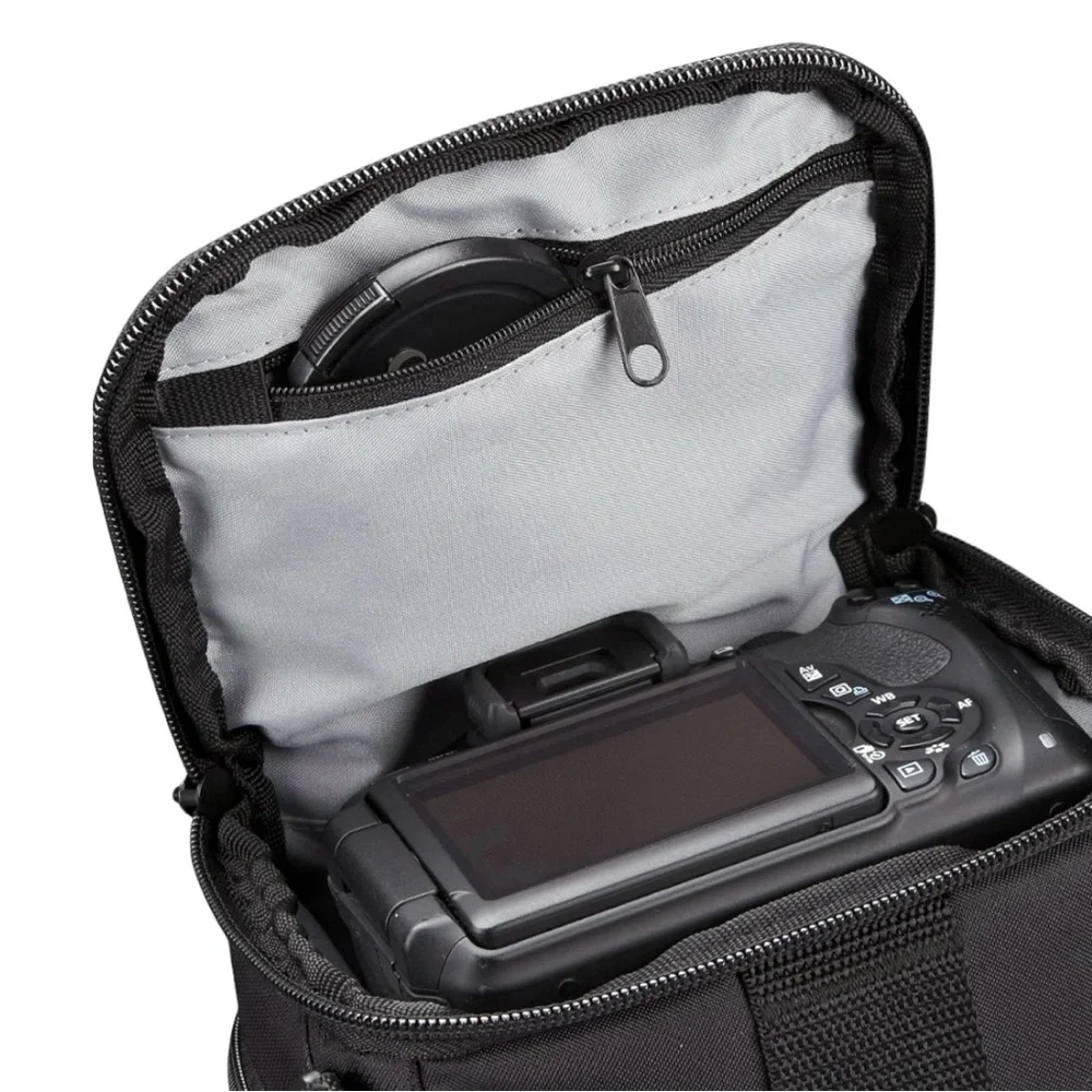 Case Logic TBC-406 Black Holster Camera Bag for DSLR w/ Strap & Belt Loop
